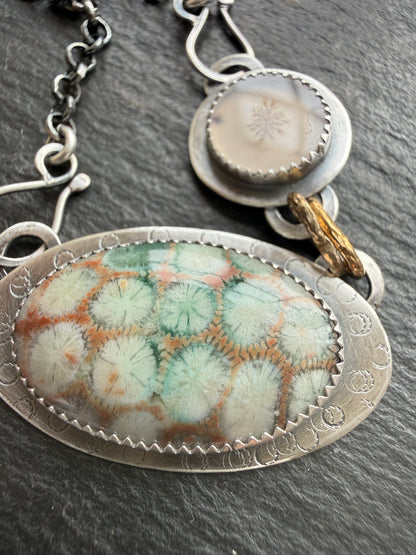 Fossilised Coral Necklace