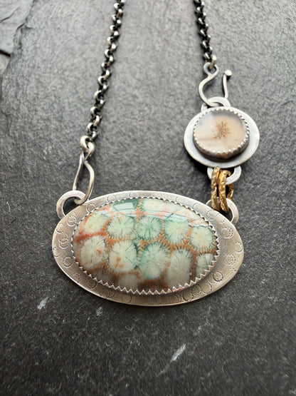Fossilised Coral Necklace