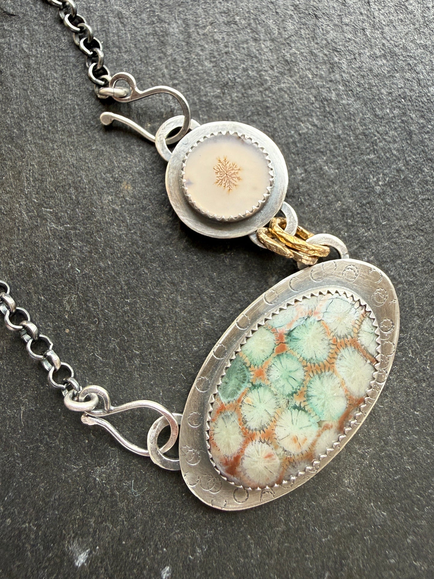 Fossilised Coral Necklace
