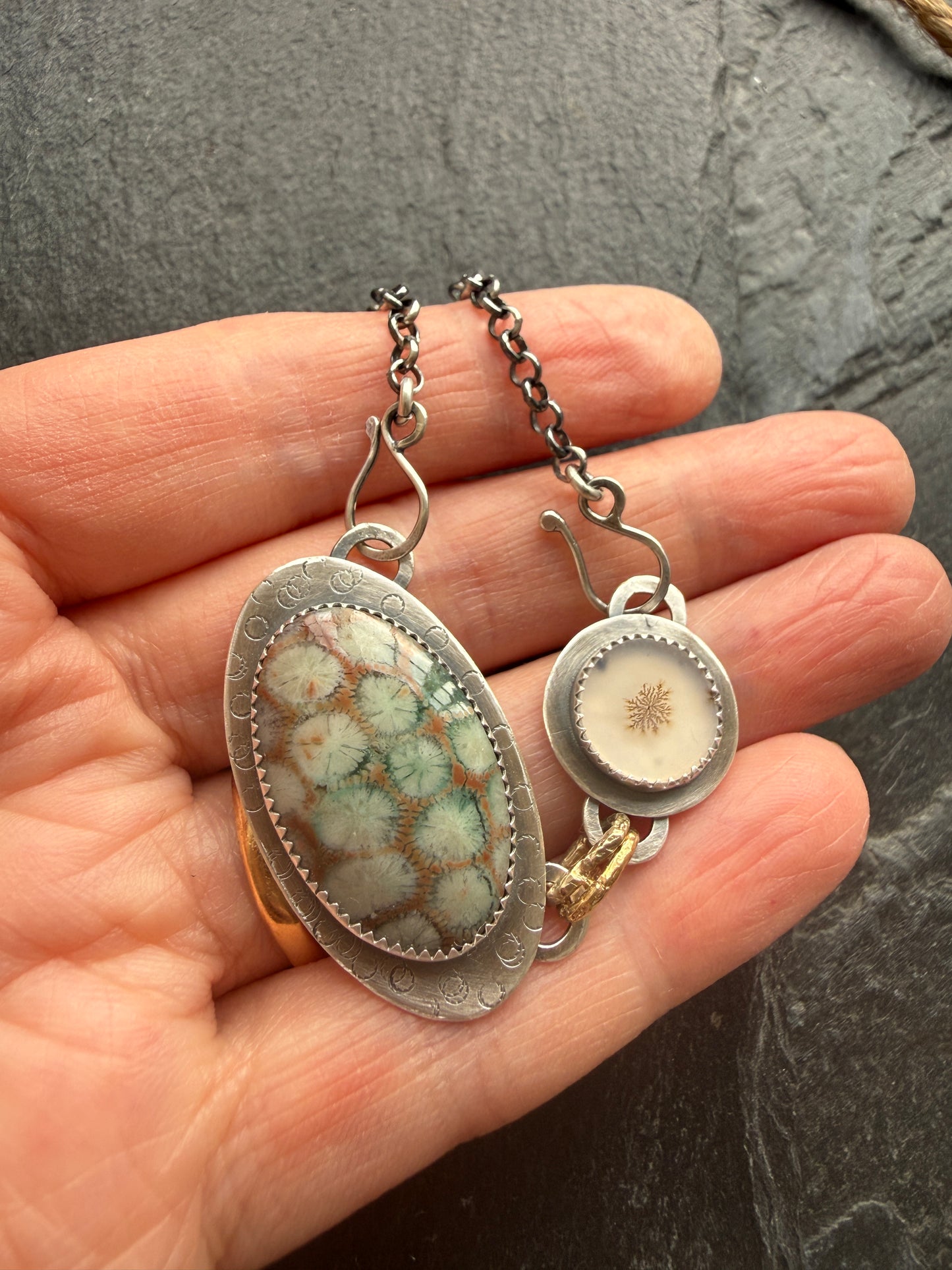 Fossilised Coral Necklace
