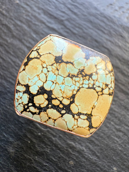 Turquoise Cocktail Statement Ring size 7