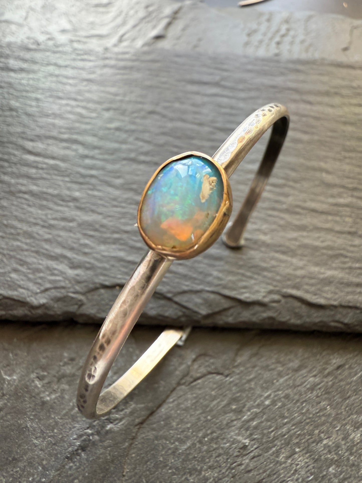 Opal Cuff Bracelet
