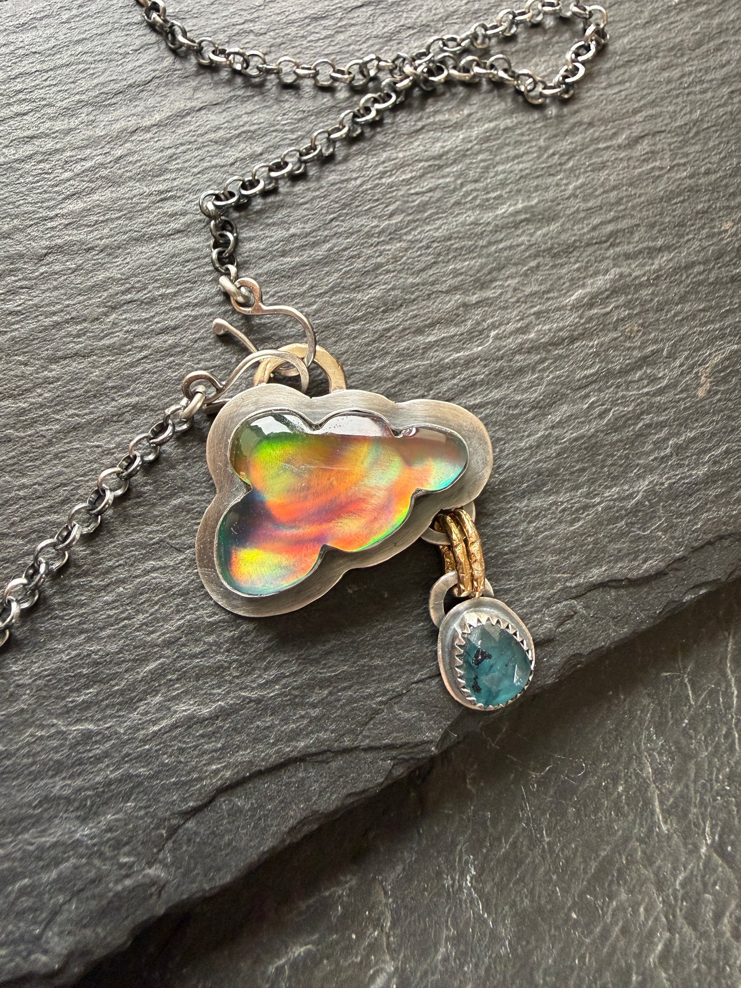 Aurora Opal Cloud Pendant