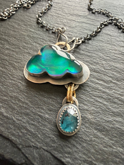 Aurora Opal Cloud Pendant