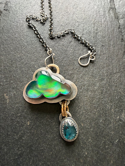 Aurora Opal Cloud Pendant