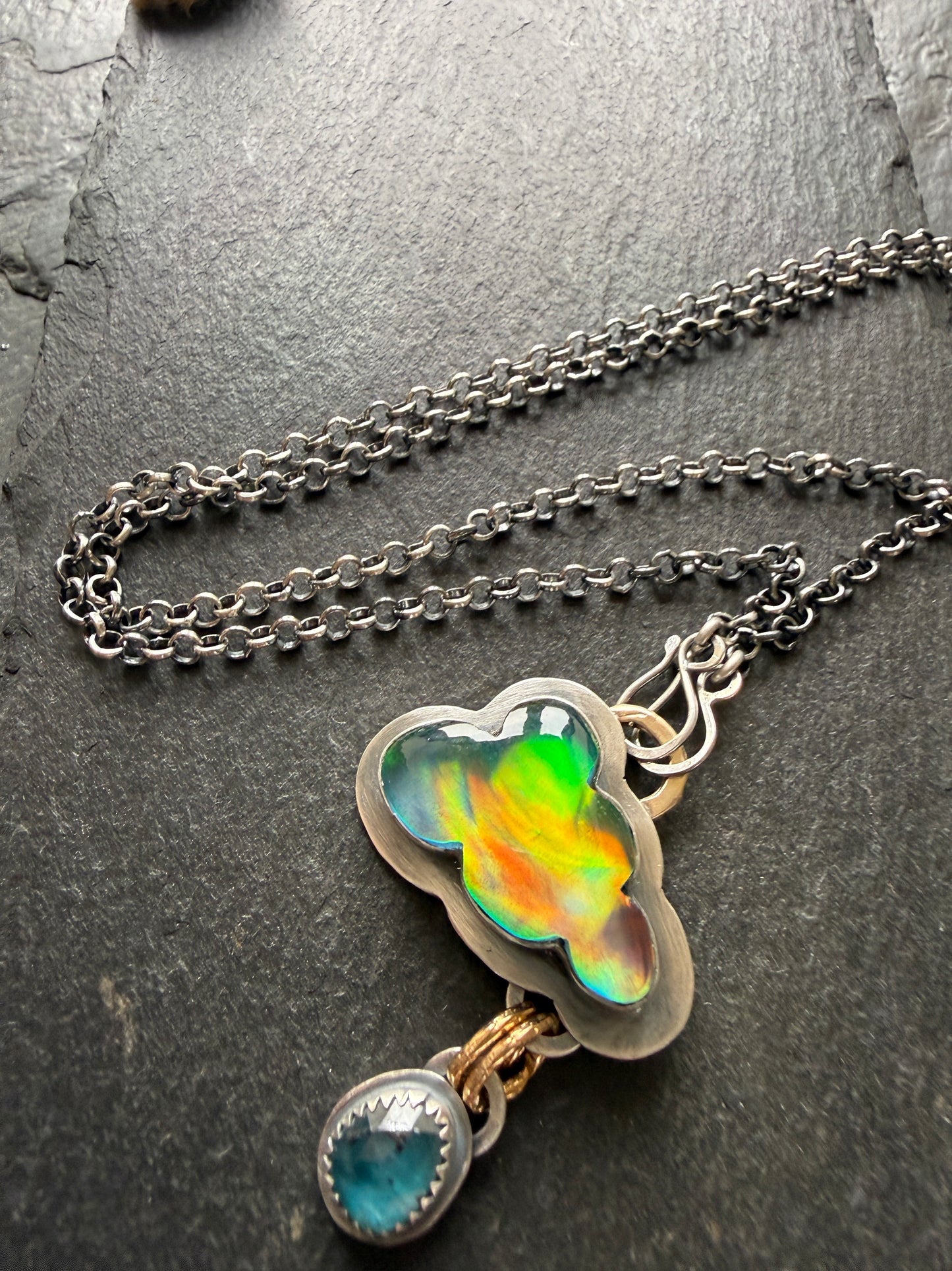 Aurora Opal Cloud Pendant