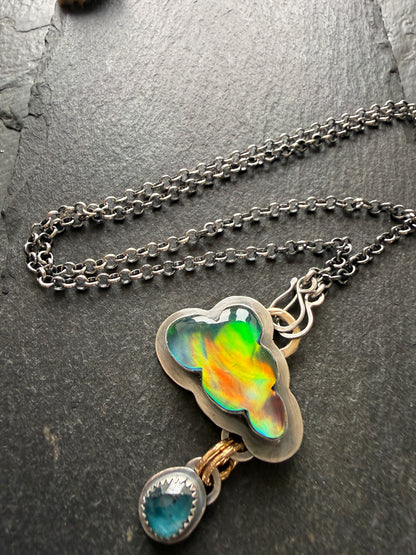 Aurora Opal Cloud Pendant