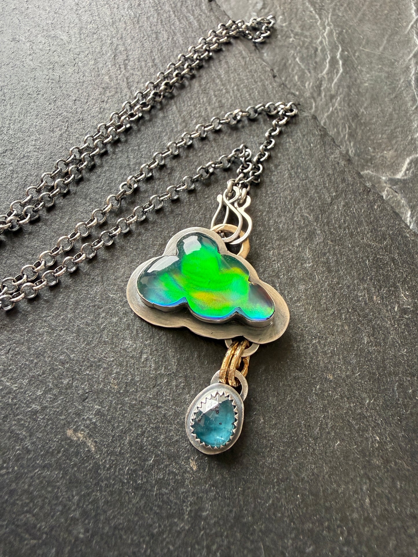 Aurora Opal Cloud Pendant