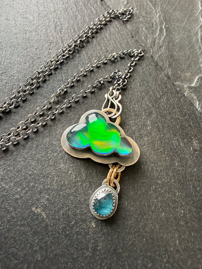 Aurora Opal Cloud Pendant