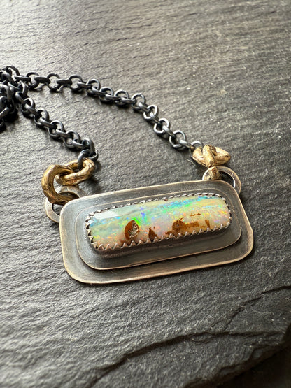 Boulder Opal Layered Necklace