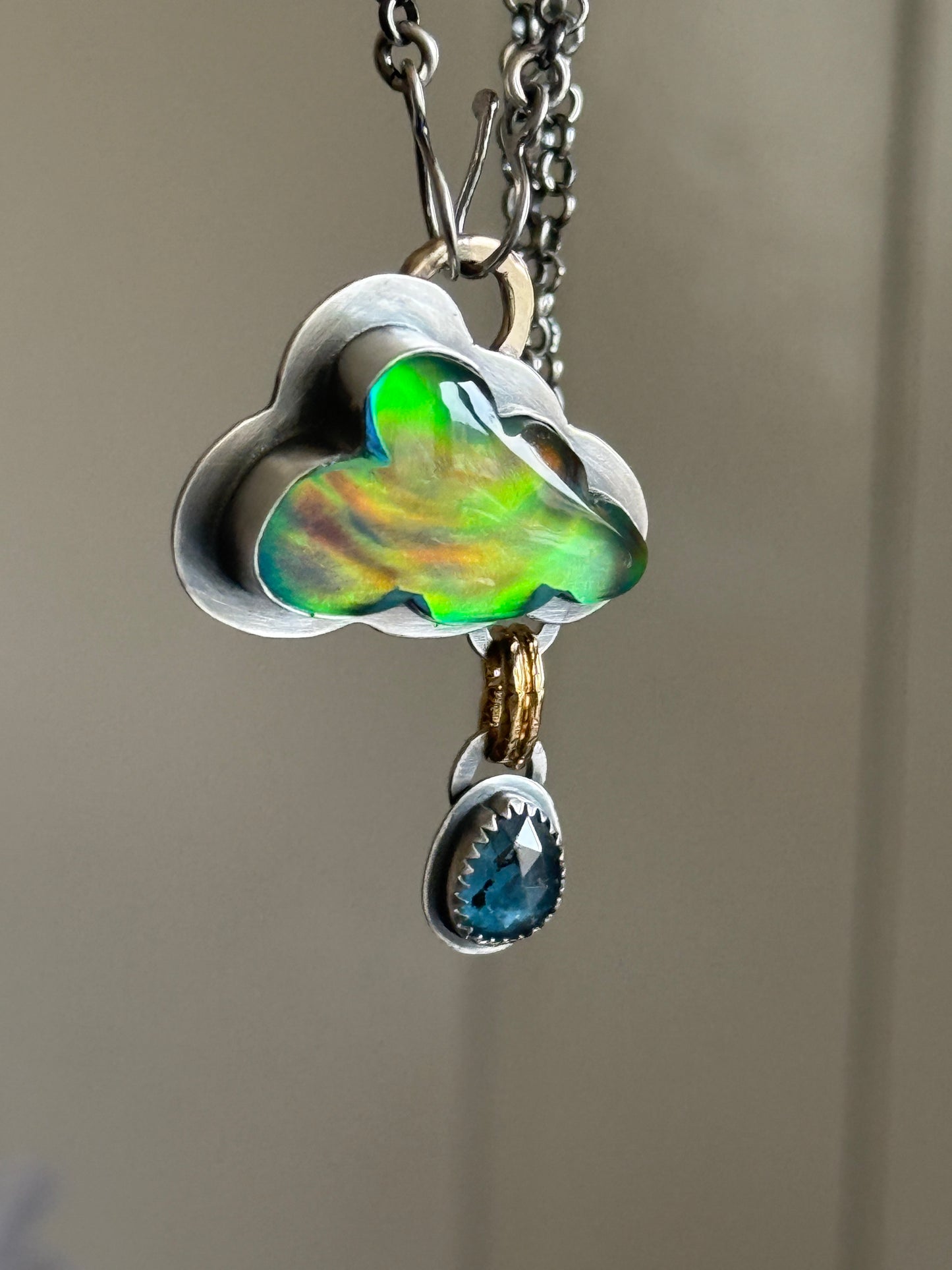 Aurora Opal Cloud Pendant