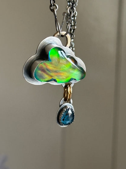 Aurora Opal Cloud Pendant