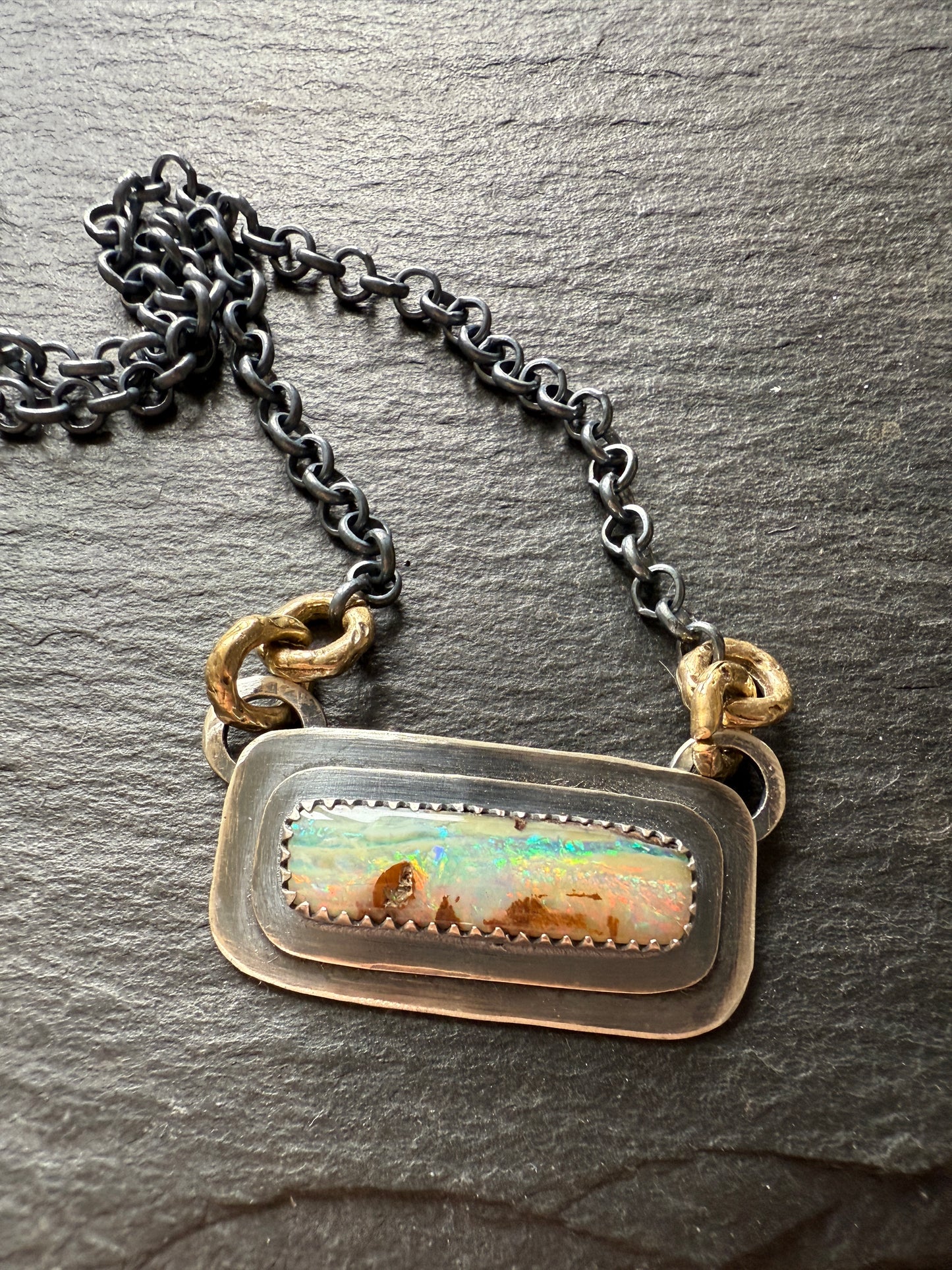 Boulder Opal Layered Necklace