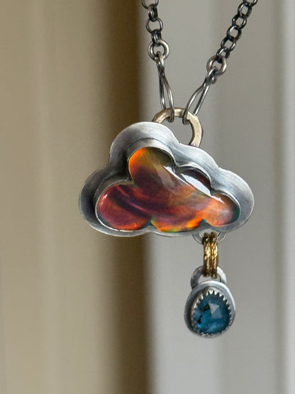 Aurora Opal Cloud Pendant