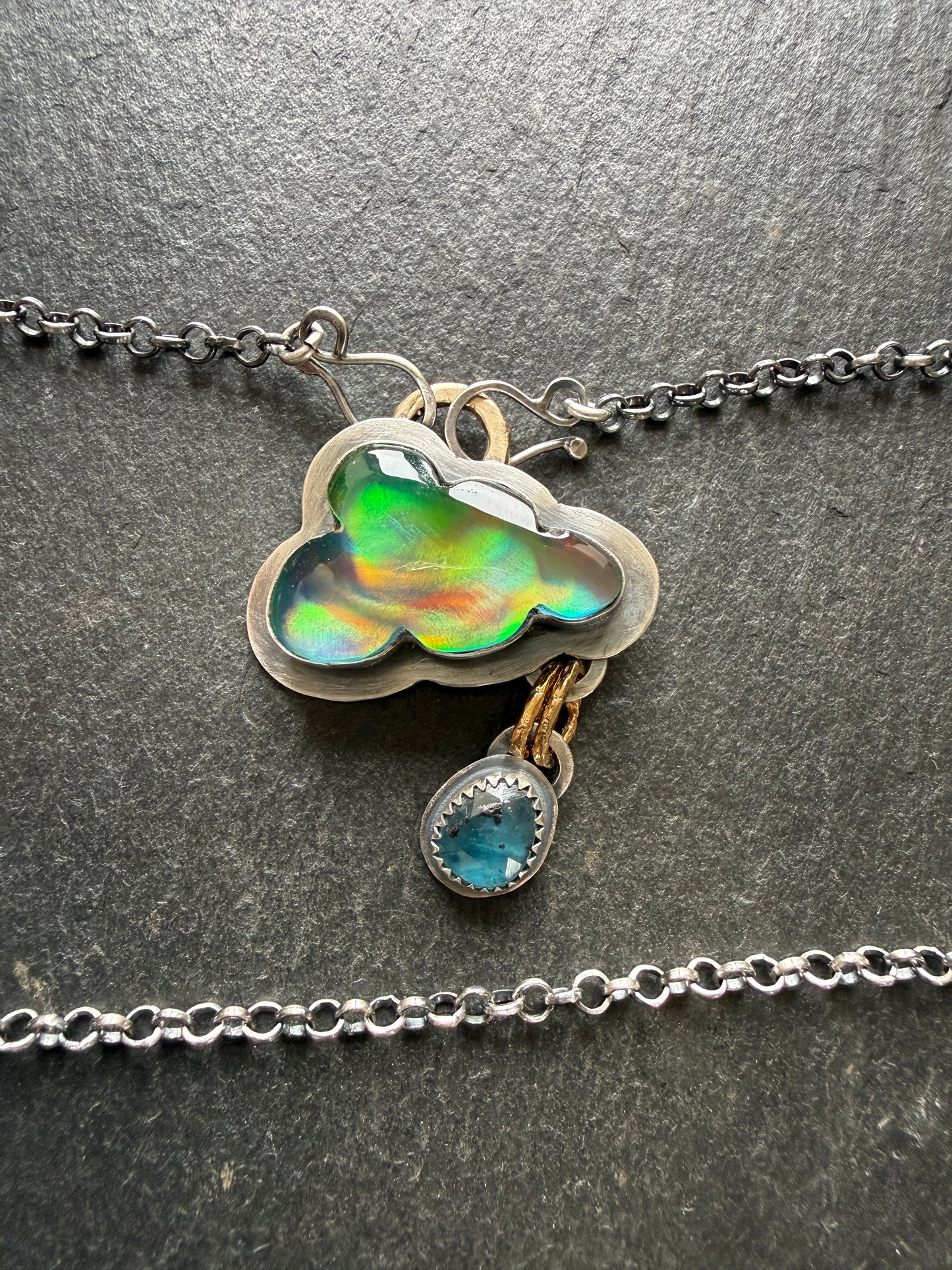 Aurora Opal Cloud Pendant