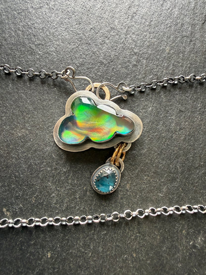 Aurora Opal Cloud Pendant