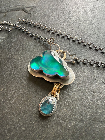 Aurora Opal Cloud Pendant