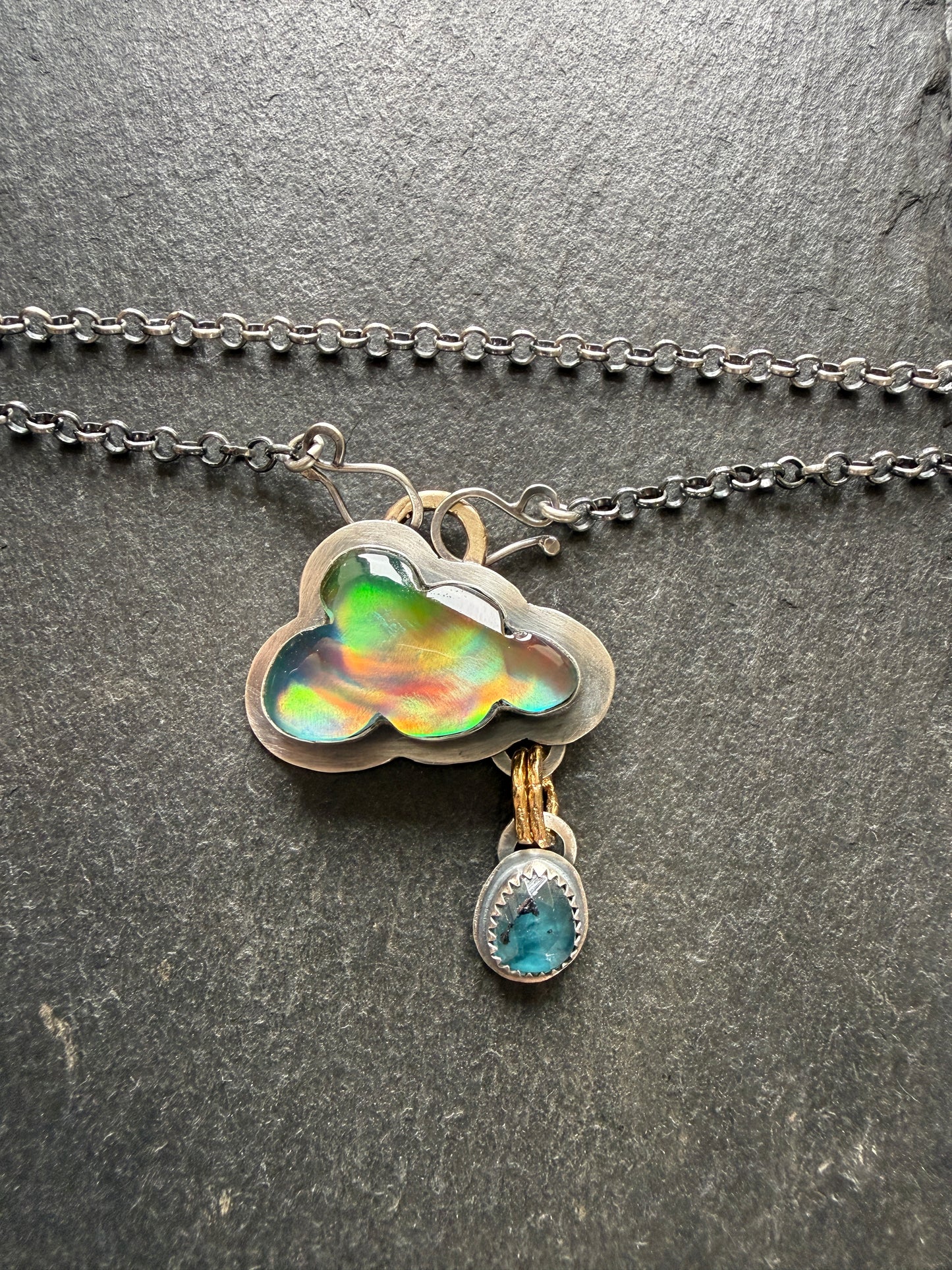 Aurora Opal Cloud Pendant