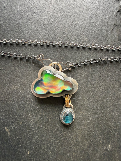 Aurora Opal Cloud Pendant