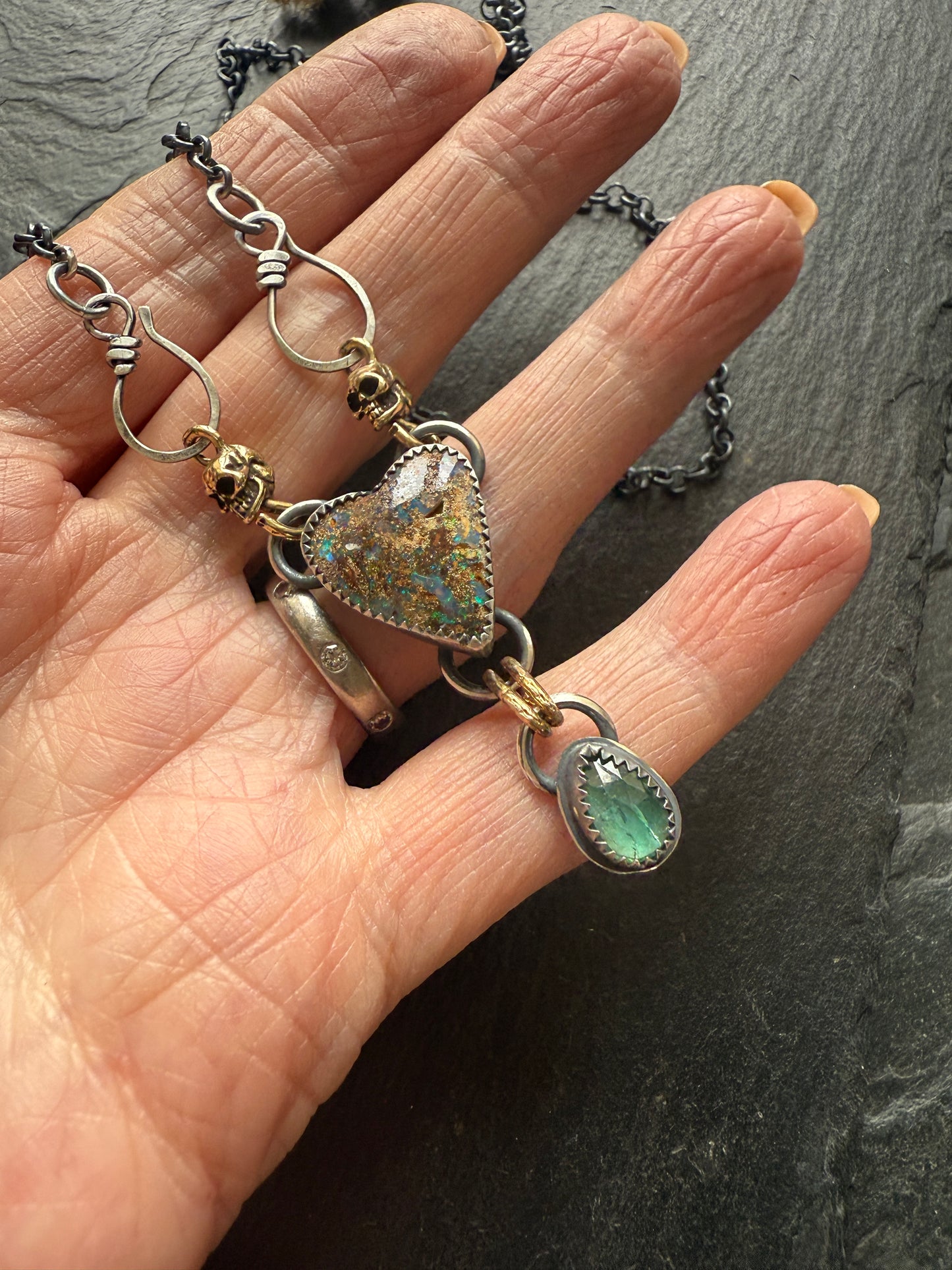 Heart & Skull Necklace
