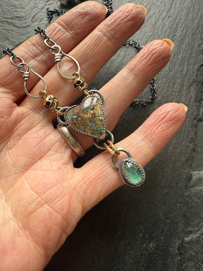 Heart & Skull Necklace