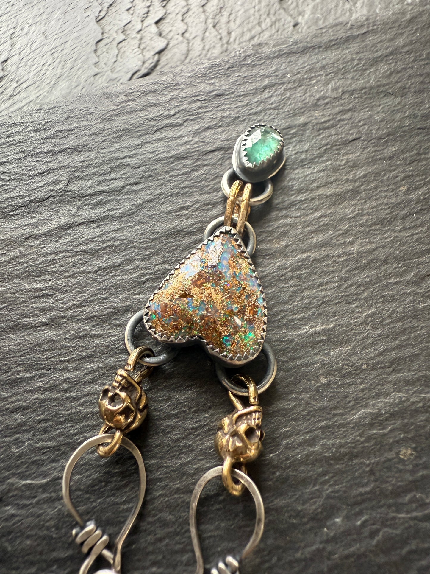Heart & Skull Necklace