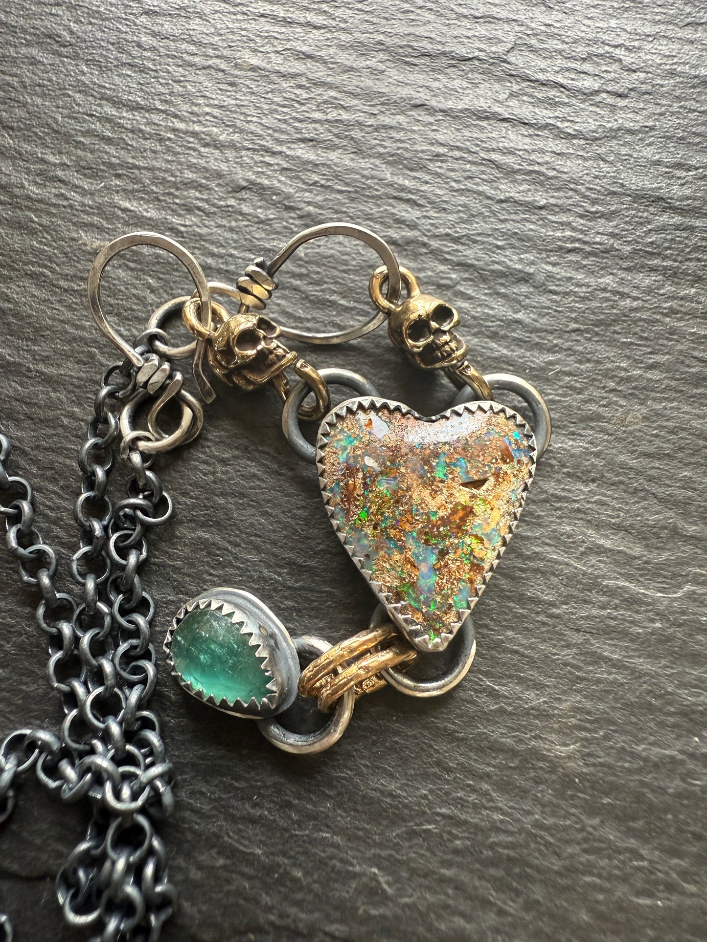 Heart & Skull Necklace