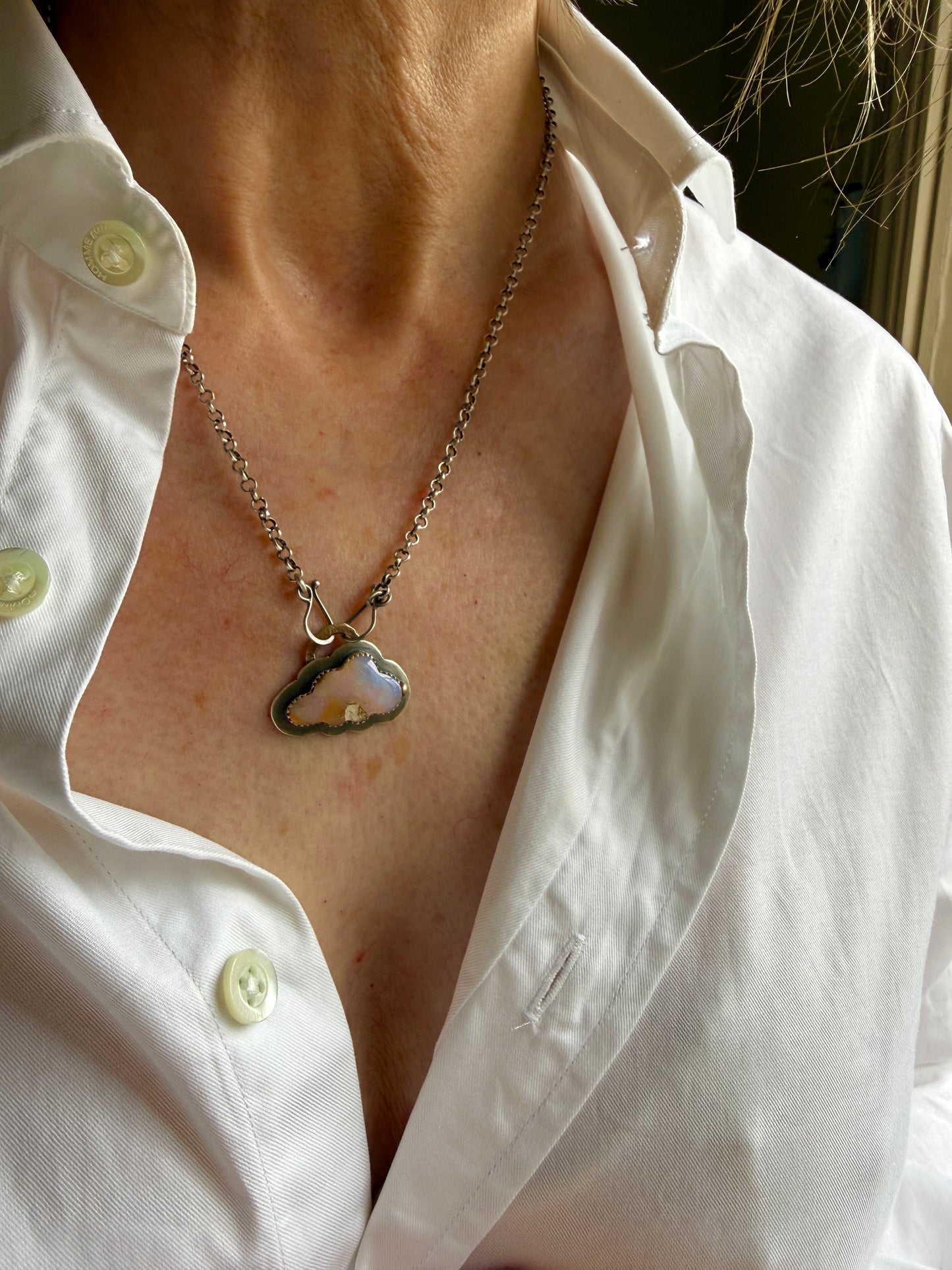 Pastel Opal Cloud Necklace