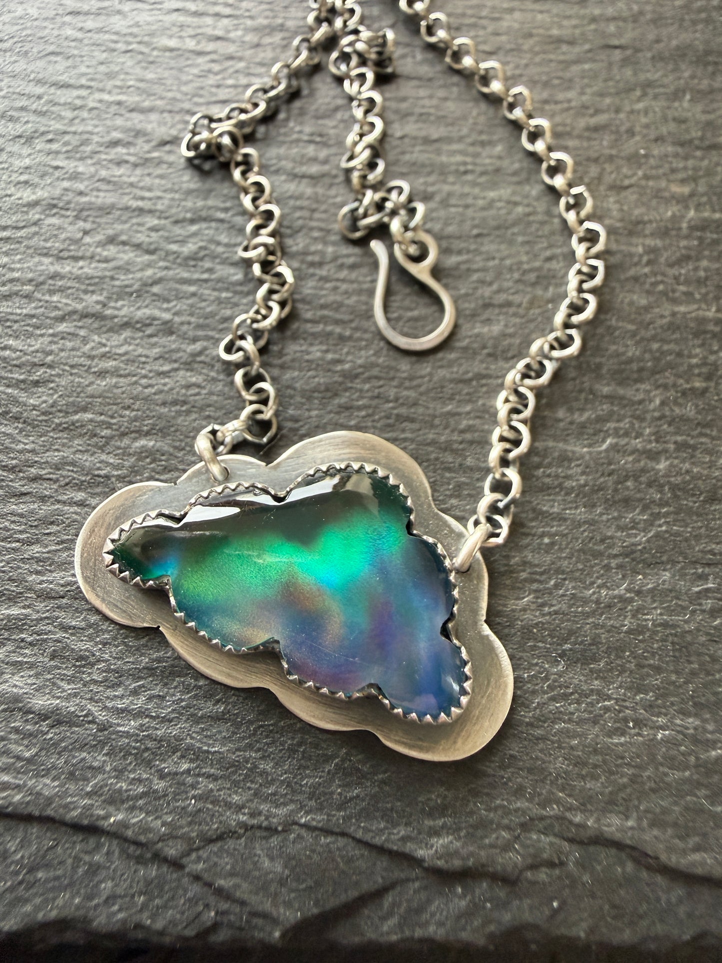 Aurora Opal Pendant