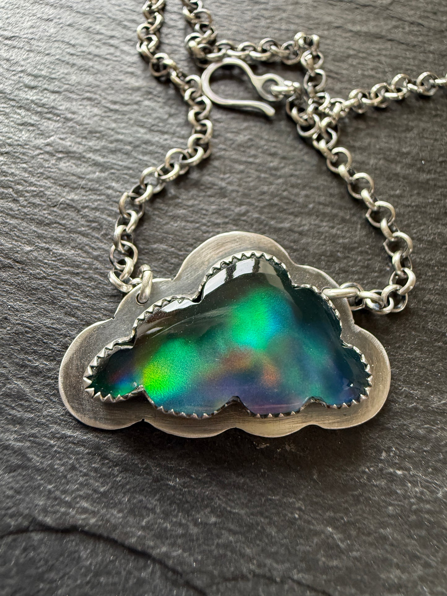 Aurora Opal Pendant