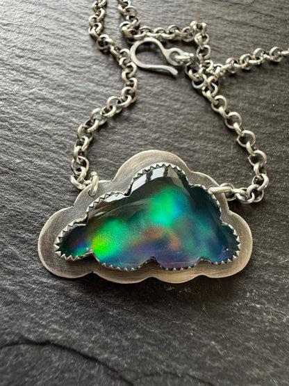 Aurora Opal Pendant