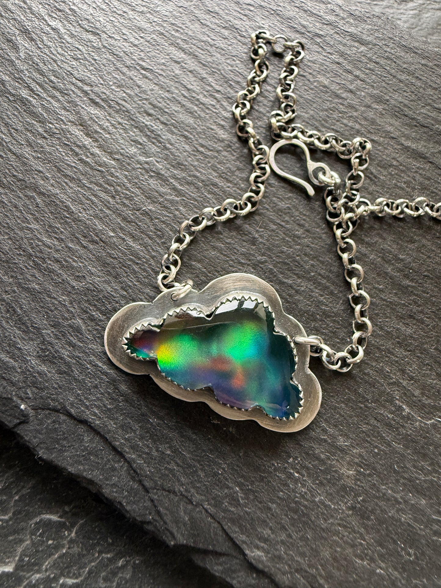 Aurora Opal Pendant