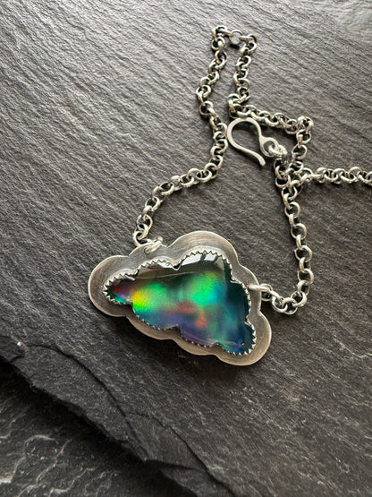 Aurora Opal Pendant