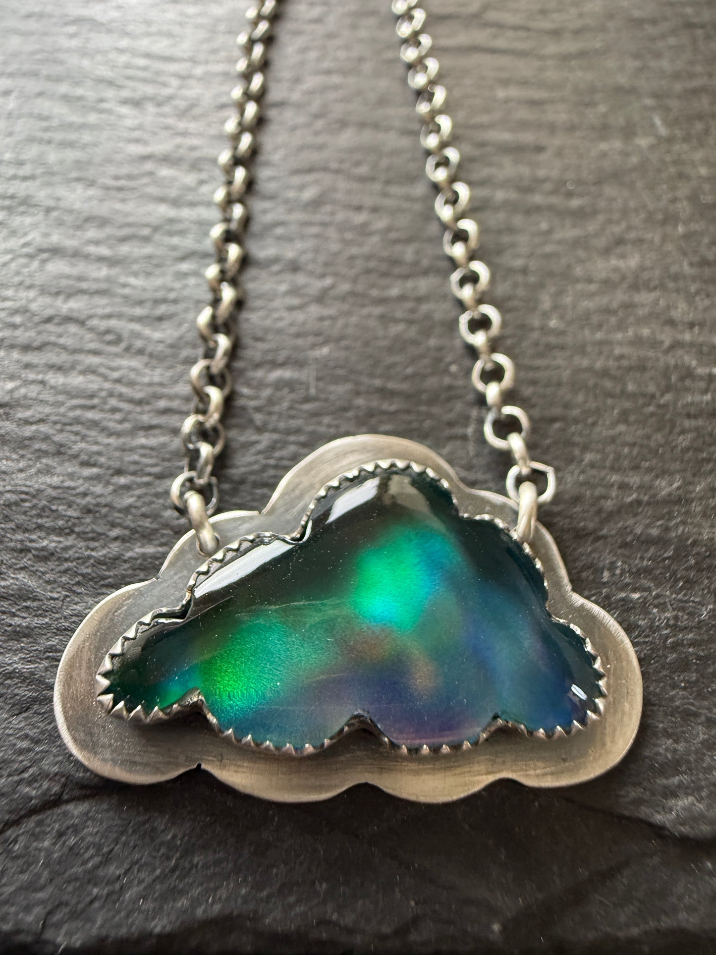 Aurora Opal Pendant