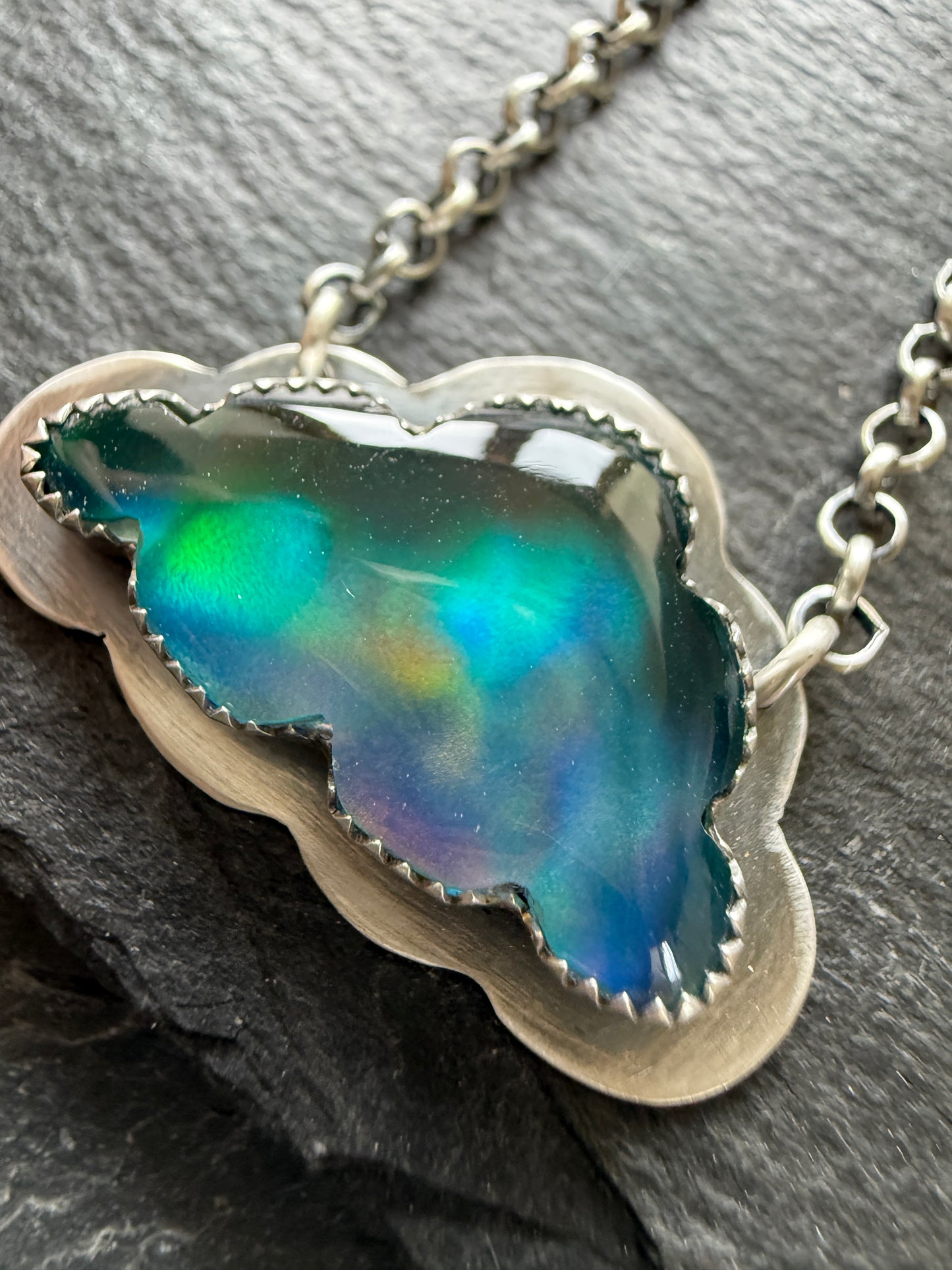 Aurora Opal Pendant