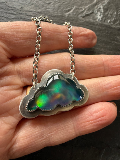 Aurora Opal Pendant
