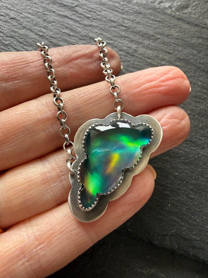 Aurora Opal Pendant