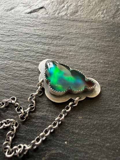 Aurora Opal Pendant