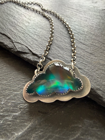 Aurora Opal Pendant