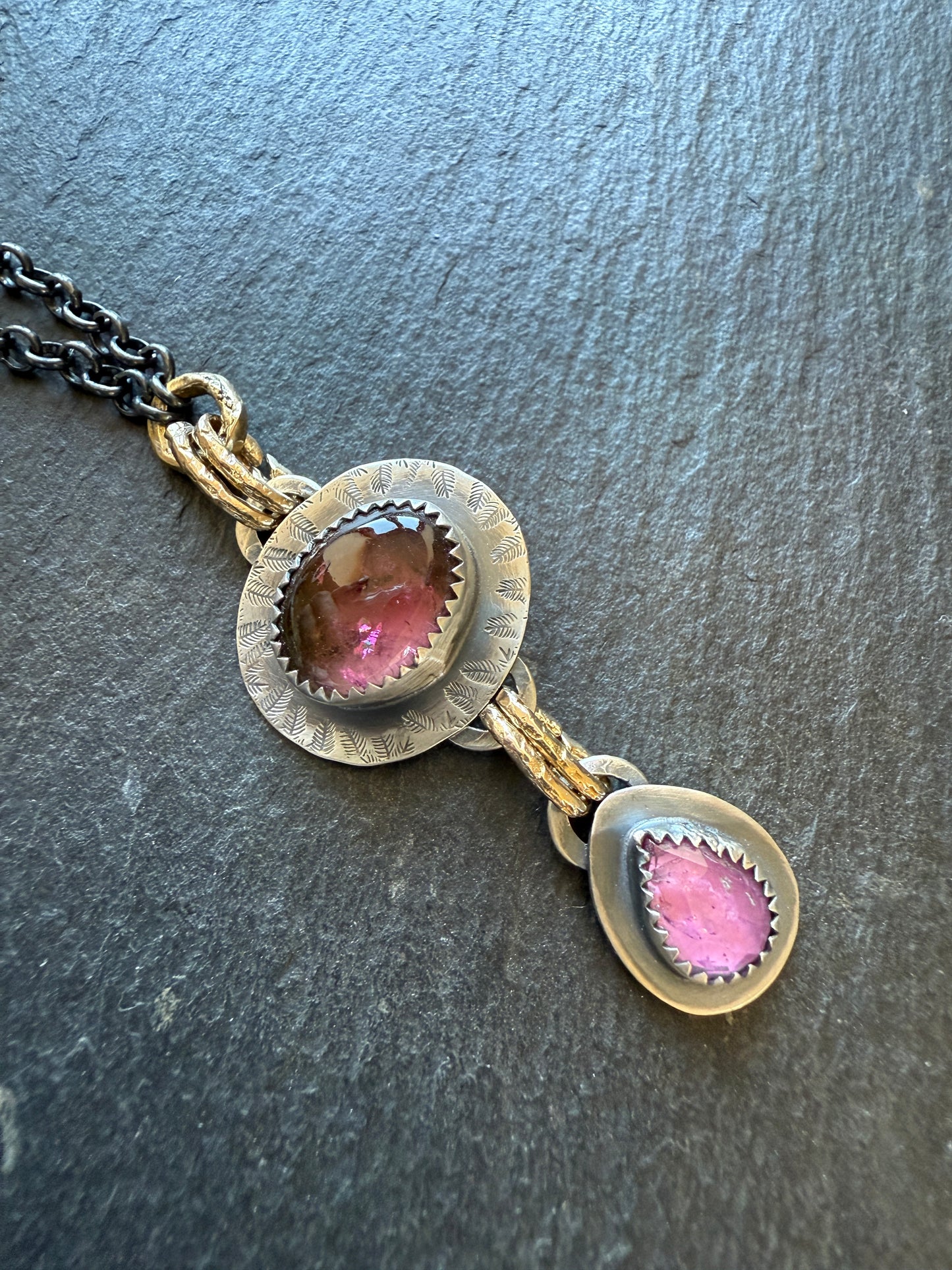 Tourmaline Charm Necklace