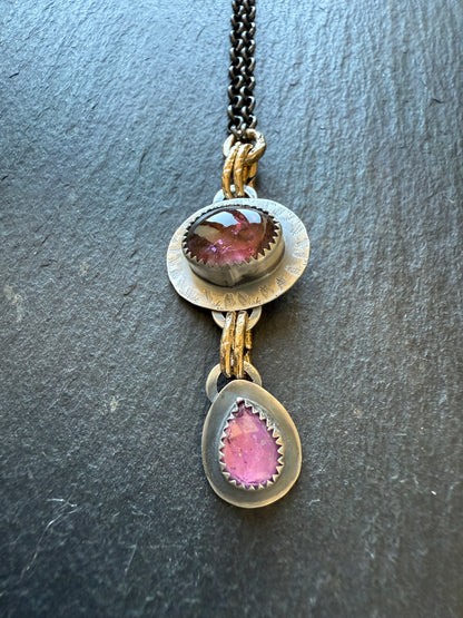 Tourmaline Charm Necklace