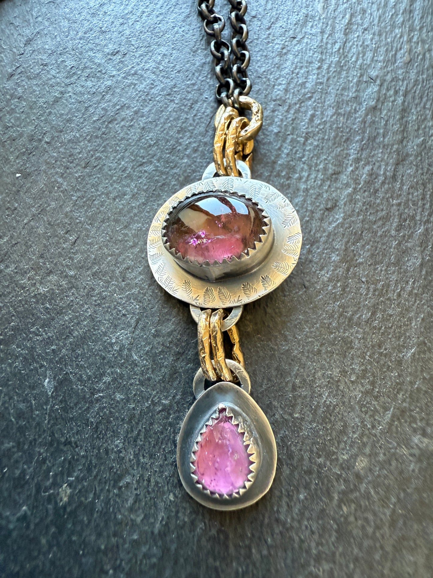 Tourmaline Charm Necklace