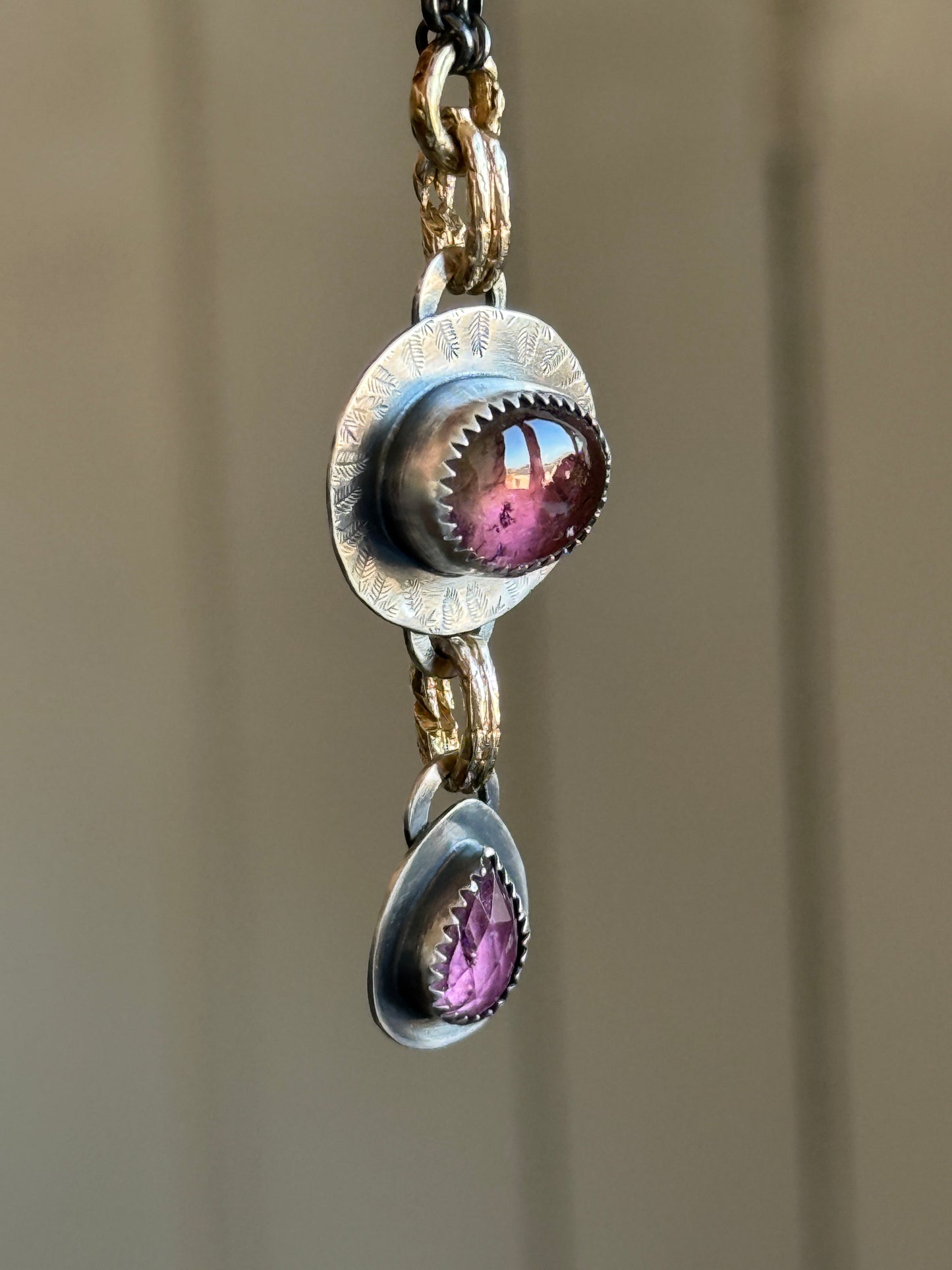 Tourmaline Charm Necklace