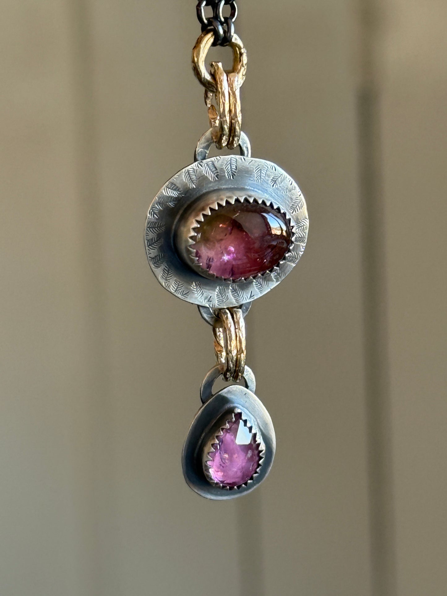 Tourmaline Charm Necklace