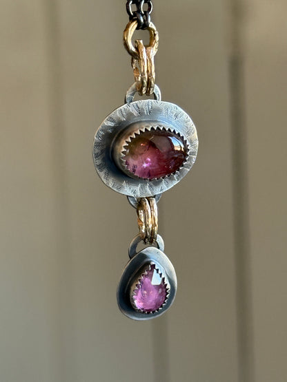 Tourmaline Charm Necklace