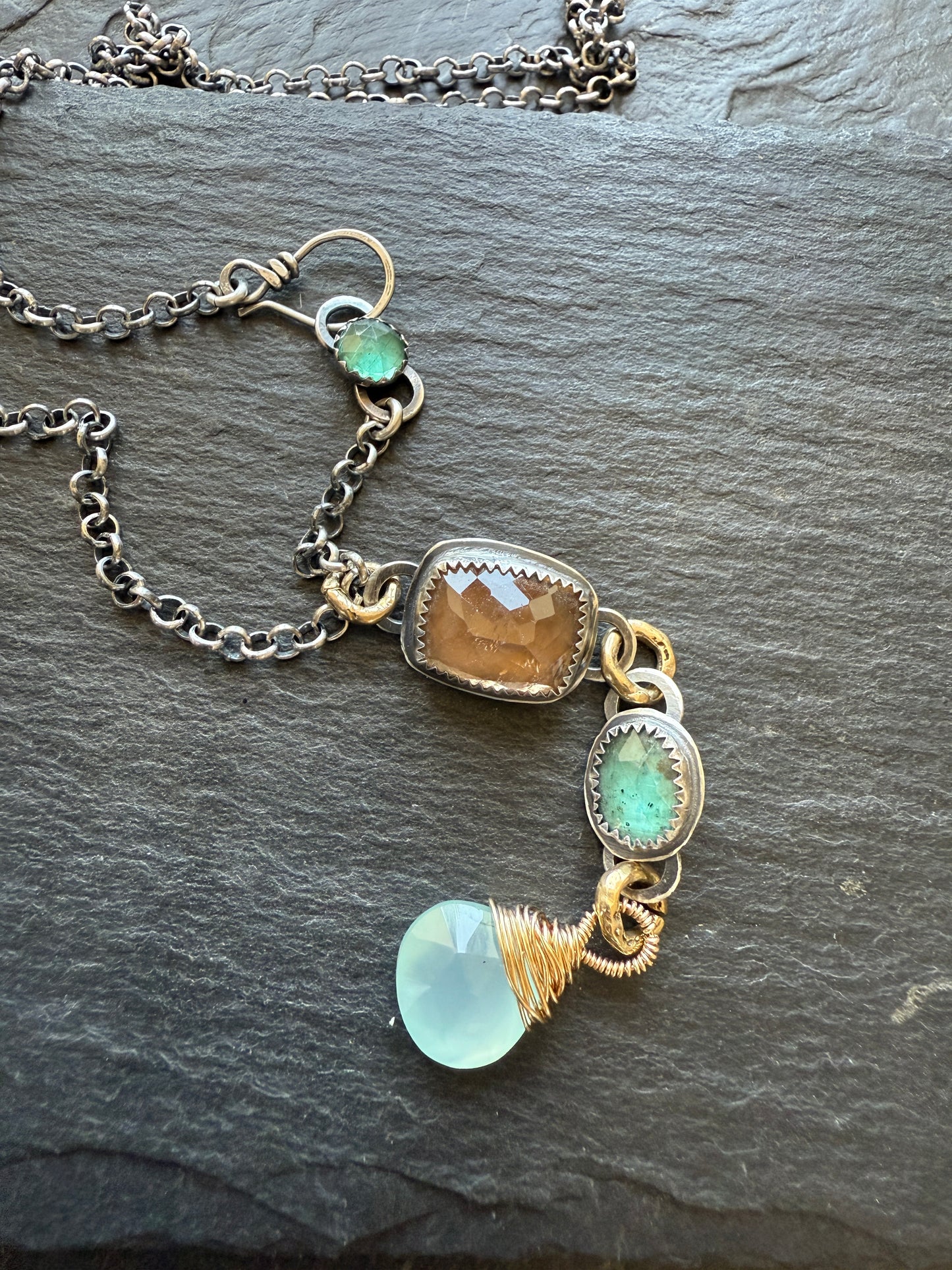 Triple Charm Necklace