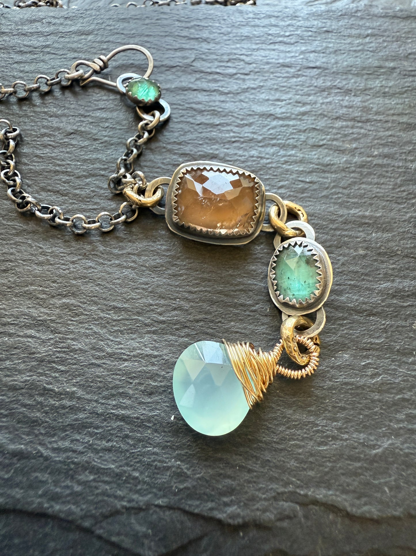 Triple Charm Necklace