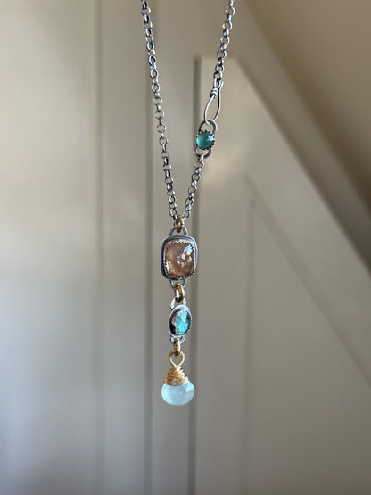 Triple Charm Necklace