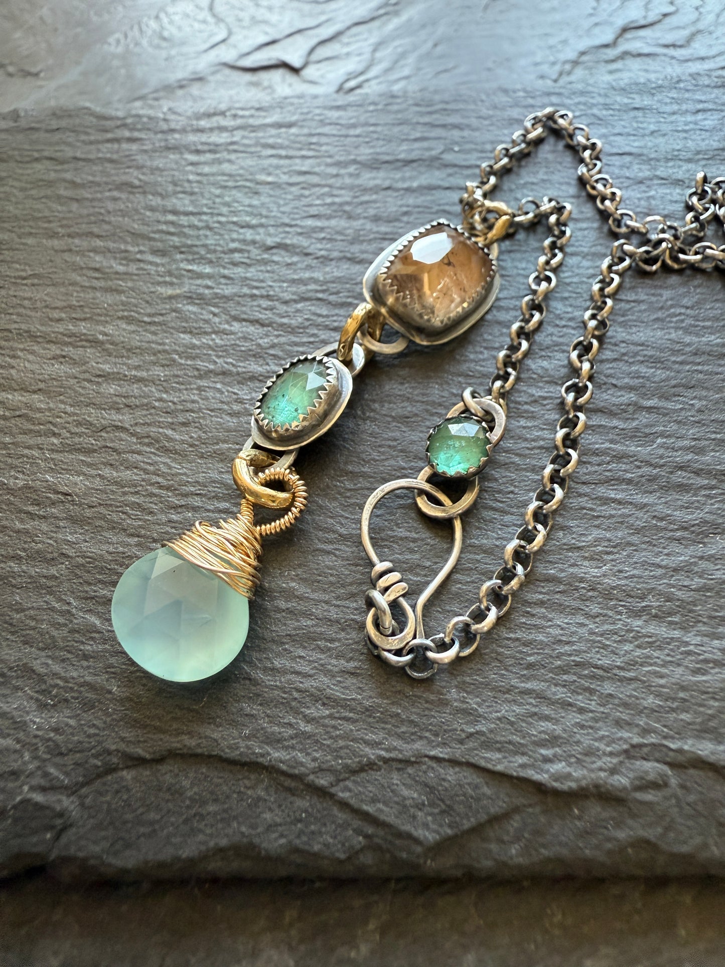 Triple Charm Necklace