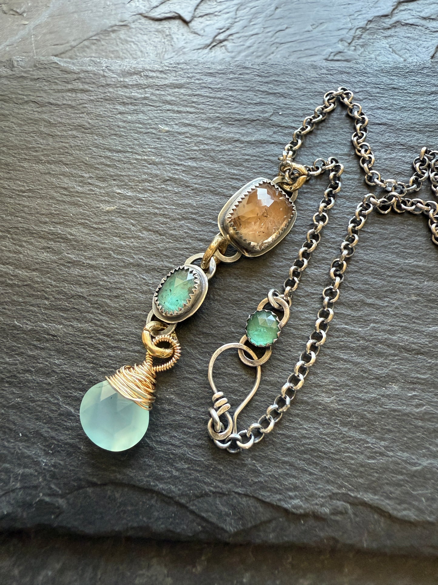 Triple Charm Necklace